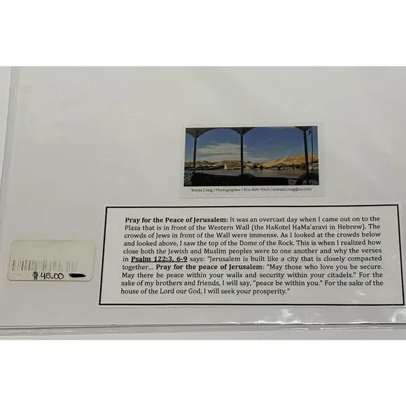 Black And White Photography 3 Photos Signed by Teresa Craig